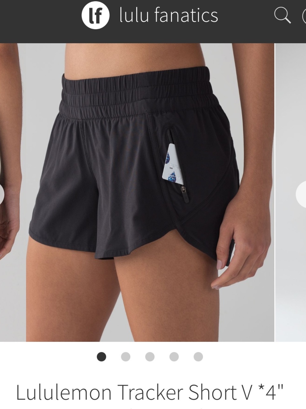 Lululemon Tracker Shorts 4”